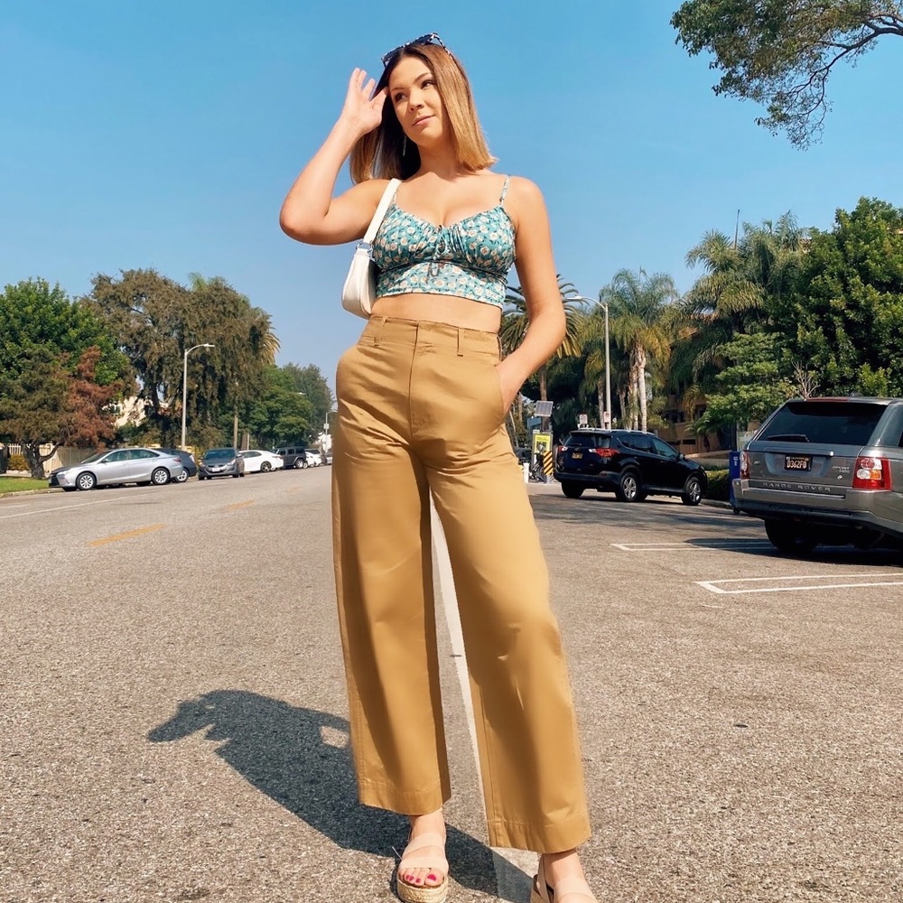 Caramel Brown/Tan Uniqlo Trousers